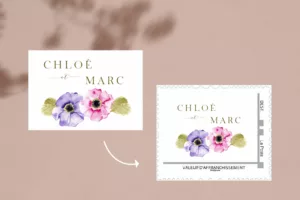 Timbre de Mariage - Maison Célestine