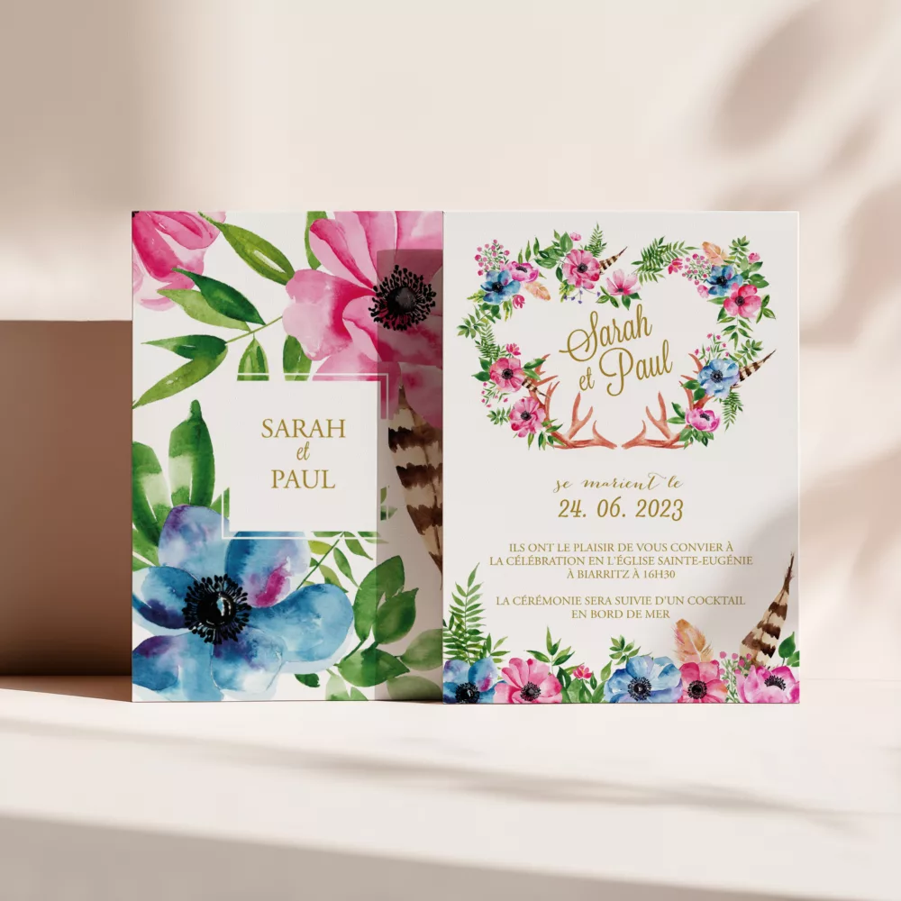 Faire-part Bohowild - Maison Célestine