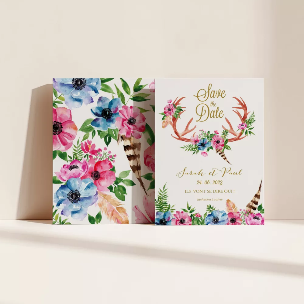 Save the Date Bohowild - Maison Célestine