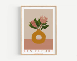 Affiche Les Fleurs #2 - Maison Célestine