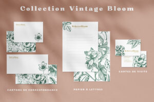 Cartes de Correspondance Vintage Bloom - Maison Célestine
