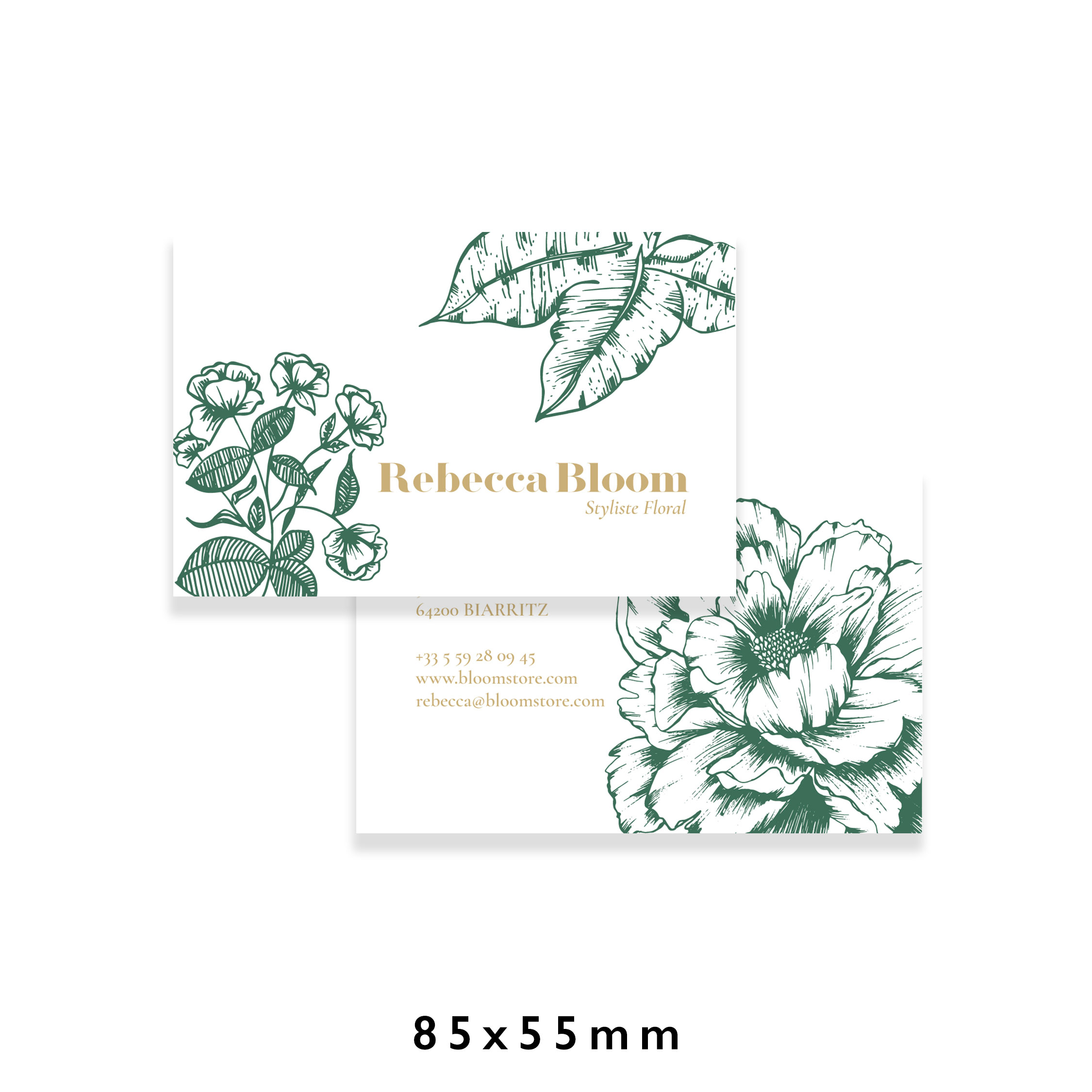 Cartes de visite Vintage Bloom - Maison Célestine