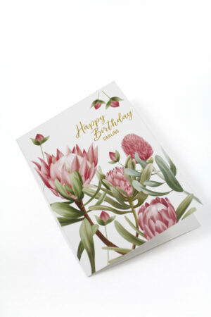 Carte anniversaire Darling Protea - Maison Célestine