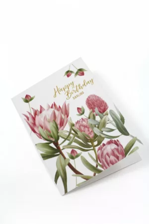 Carte anniversaire Darling Protea - Maison Célestine