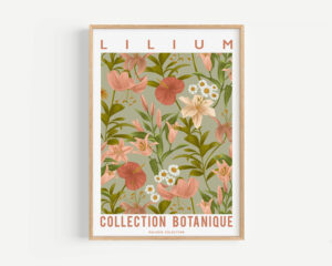 Affiche Lilium - Maison Célestine