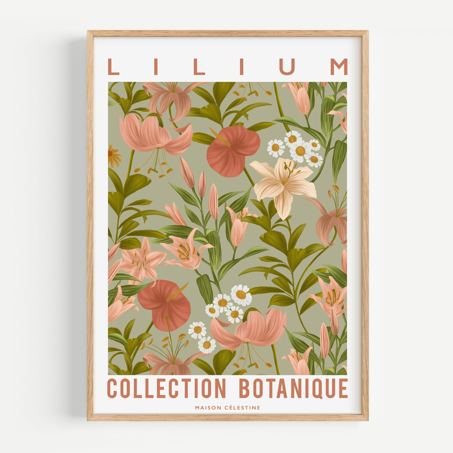Affiche Lilium - Maison Célestine
