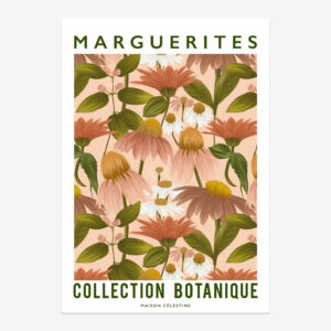 Affiche Marguerites - Maison Célestine