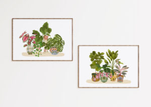 Duo d'affiches House Plants Lover - Maison Célestine