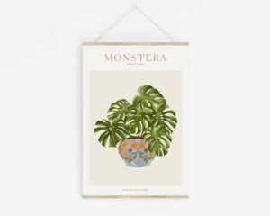 Affiche "House Plants" Monstera - Maison Célestine