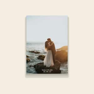 Timbre personnalisé de mariage exotique Banana Life - Maison Célestine