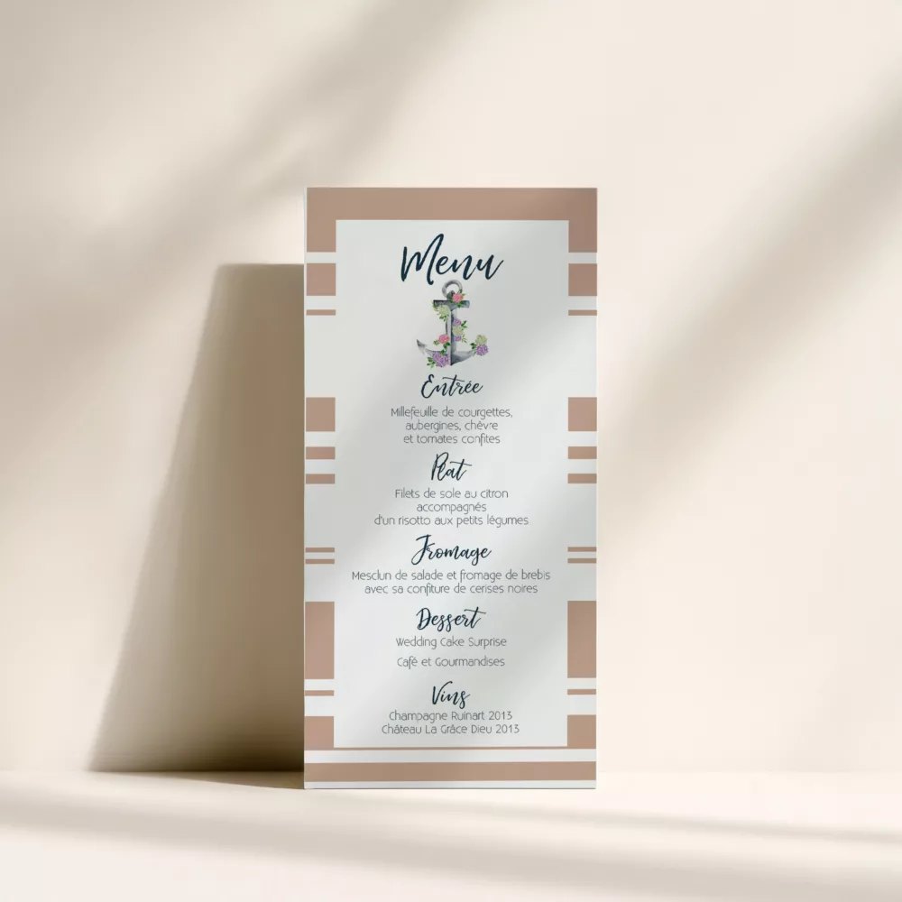 menu de mariage biarritz