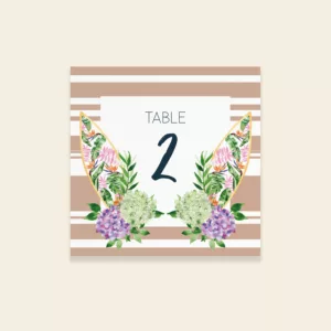 Numéro Nom de Table de Mariage Biarritz - Maison Célestine