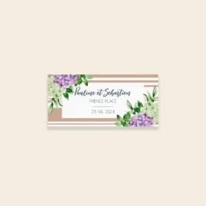 Plan de table de mariage Biarritz - Maison Célestine