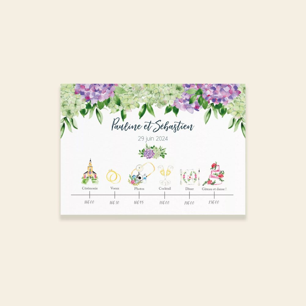 Programme de mariage Biarritz - Maison Célestine