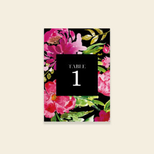 Numéro/nom de table mariage floral - Bloomy Wild - Maison Célestine
