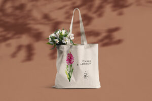 Tote-bag mariage floral - Bloomy Wild - Maison Célestine