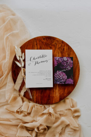 Carton invitation brunch de mariage élégant - Maison Célestine