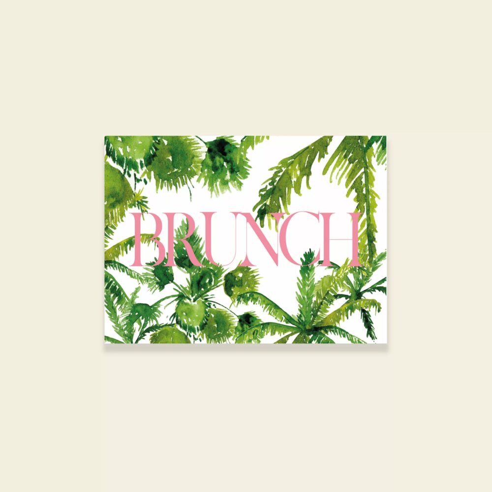 Carton invitation brunch mariage Palm Springs - Maison Célestine