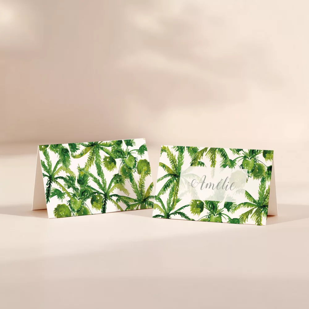 Marque-place de mariage bohème Maison Célestine