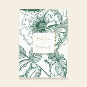 FAIRE-PART DE MARIAGE VINTAGE BLOOM – Image 2