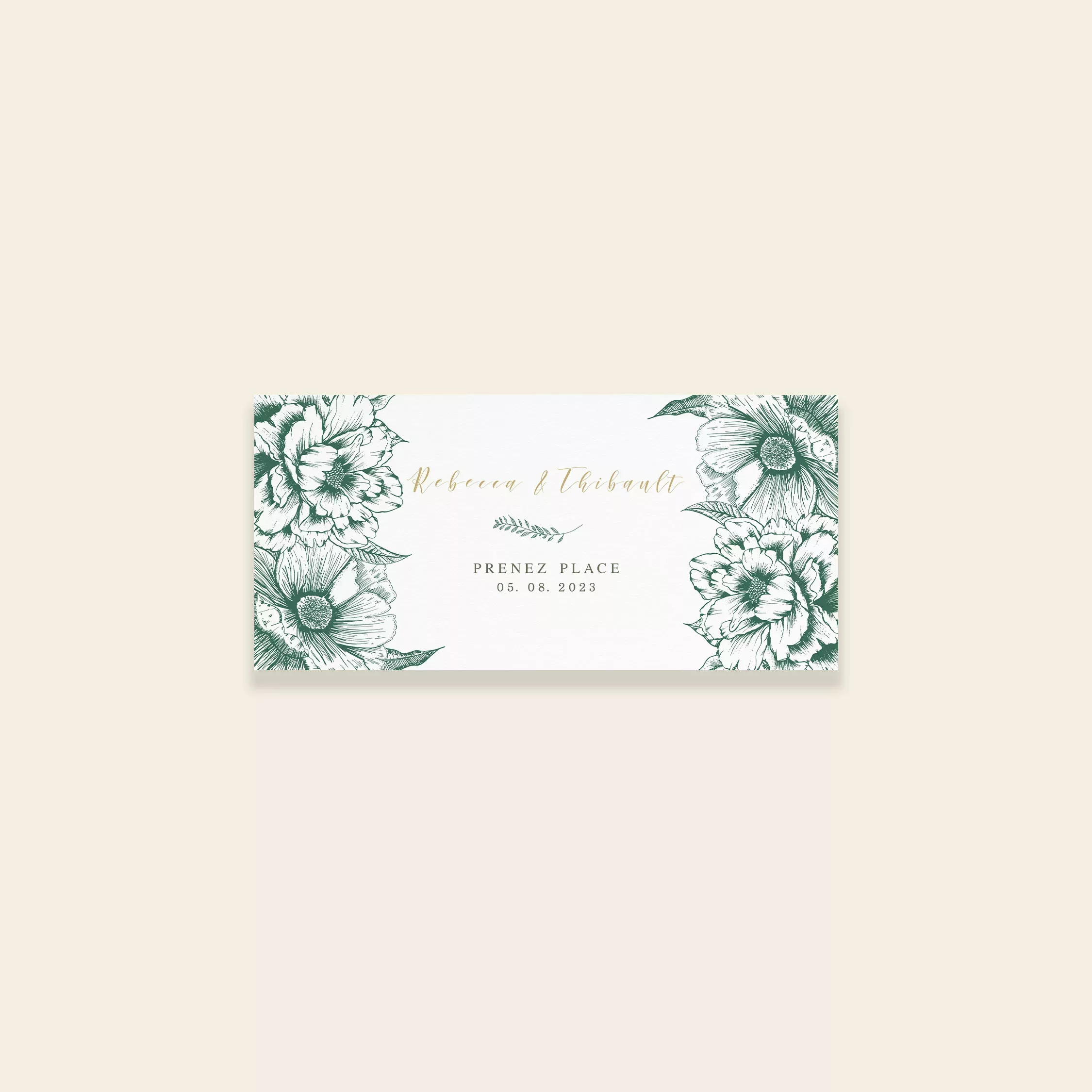 Plan de table de mariage botanique - Vintage Bloom - Maison Célestine