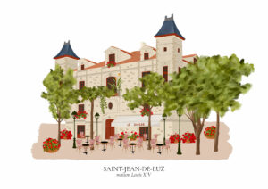 Affiche La Maison Louis XIV Saint-Jean-de-Luz - Maison Célestine