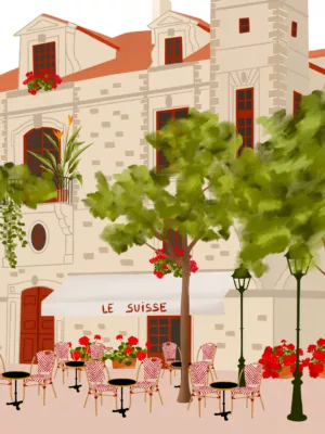 Affiche La Maison Louis XIV Saint-Jean-de-Luz - Maison Célestine