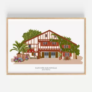 Affiche Ferme Inharria - Maison Célestine