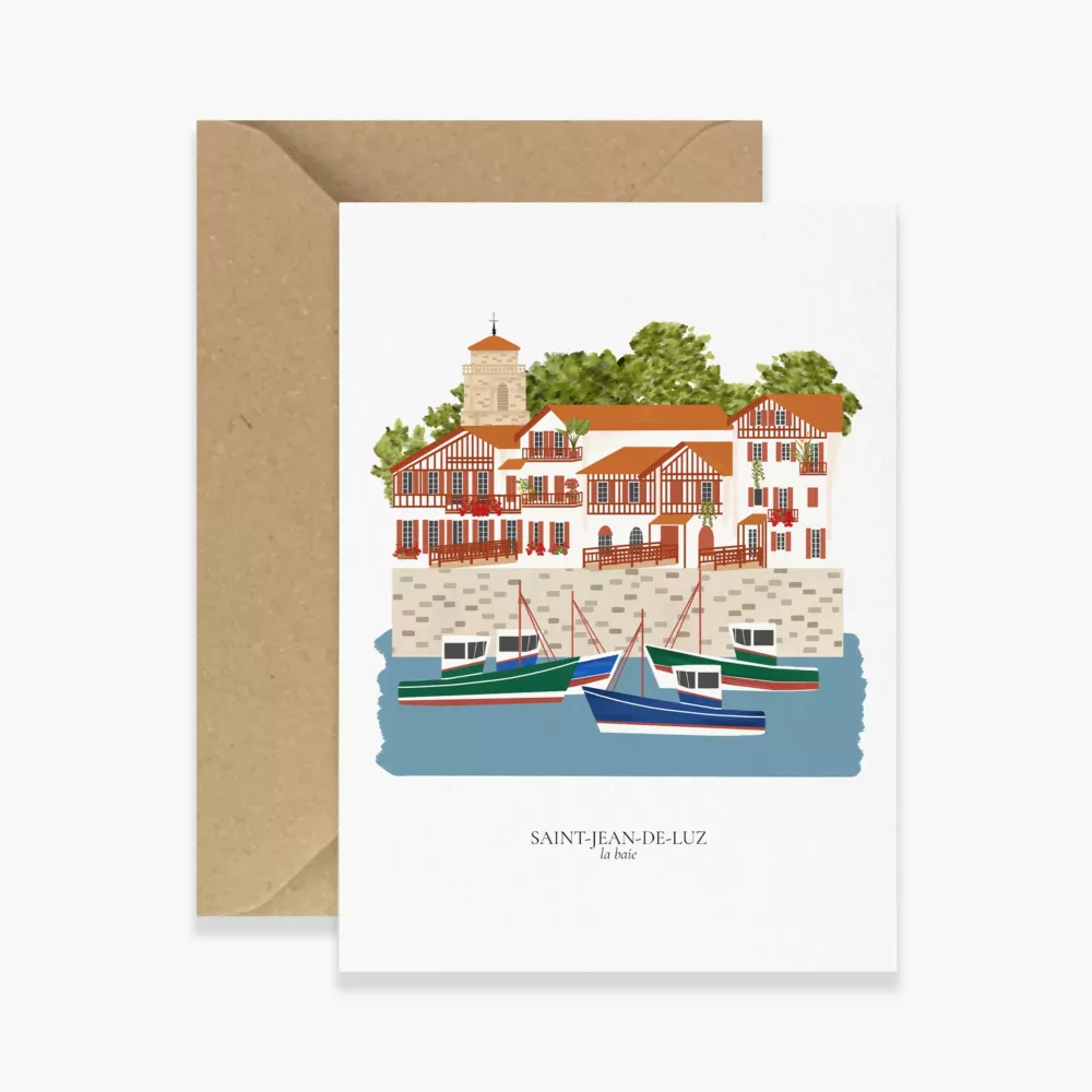 Carte Saint-Jean-de-Luz, La Baie - Maison Célestine