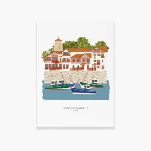 Carte Saint-Jean-de-Luz, La Baie - Maison Célestine