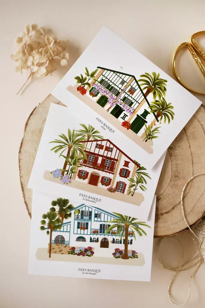 Carte Pays-Basque Etxea - Maison Célestine