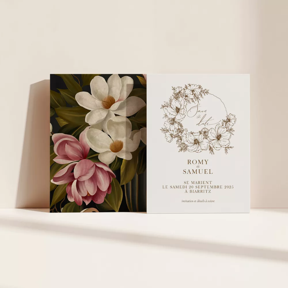 Save the Date Magnolia Antica - Maison Célestine