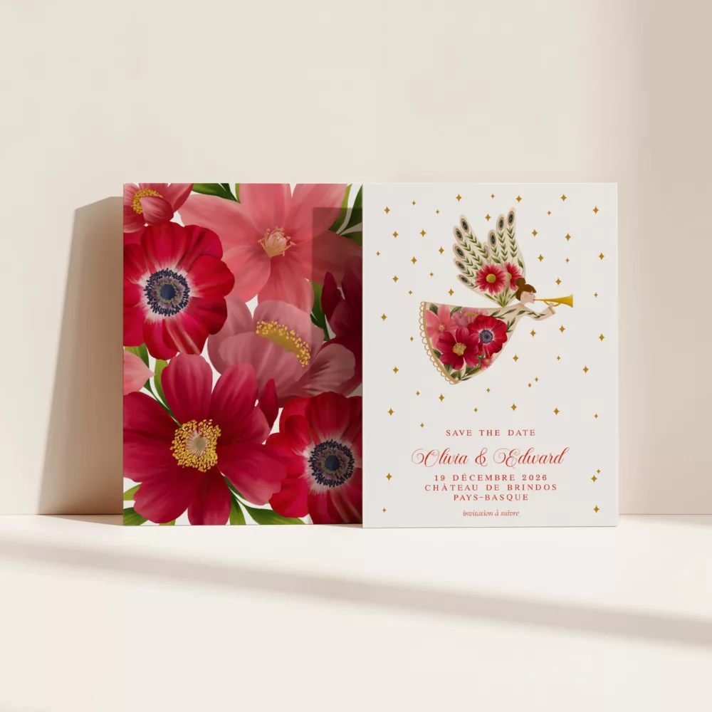 Save the Date Un Conte de Noël - Maison Célestine