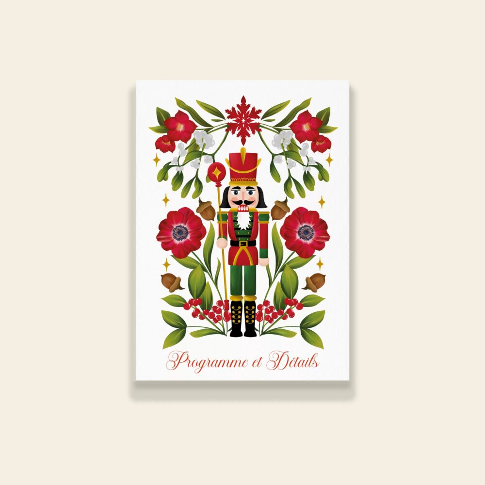 Programme de mariage Un Conte de Noël - Maison Célestine