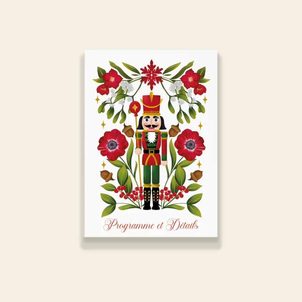 Programme de mariage Un Conte de Noël - Maison Célestine