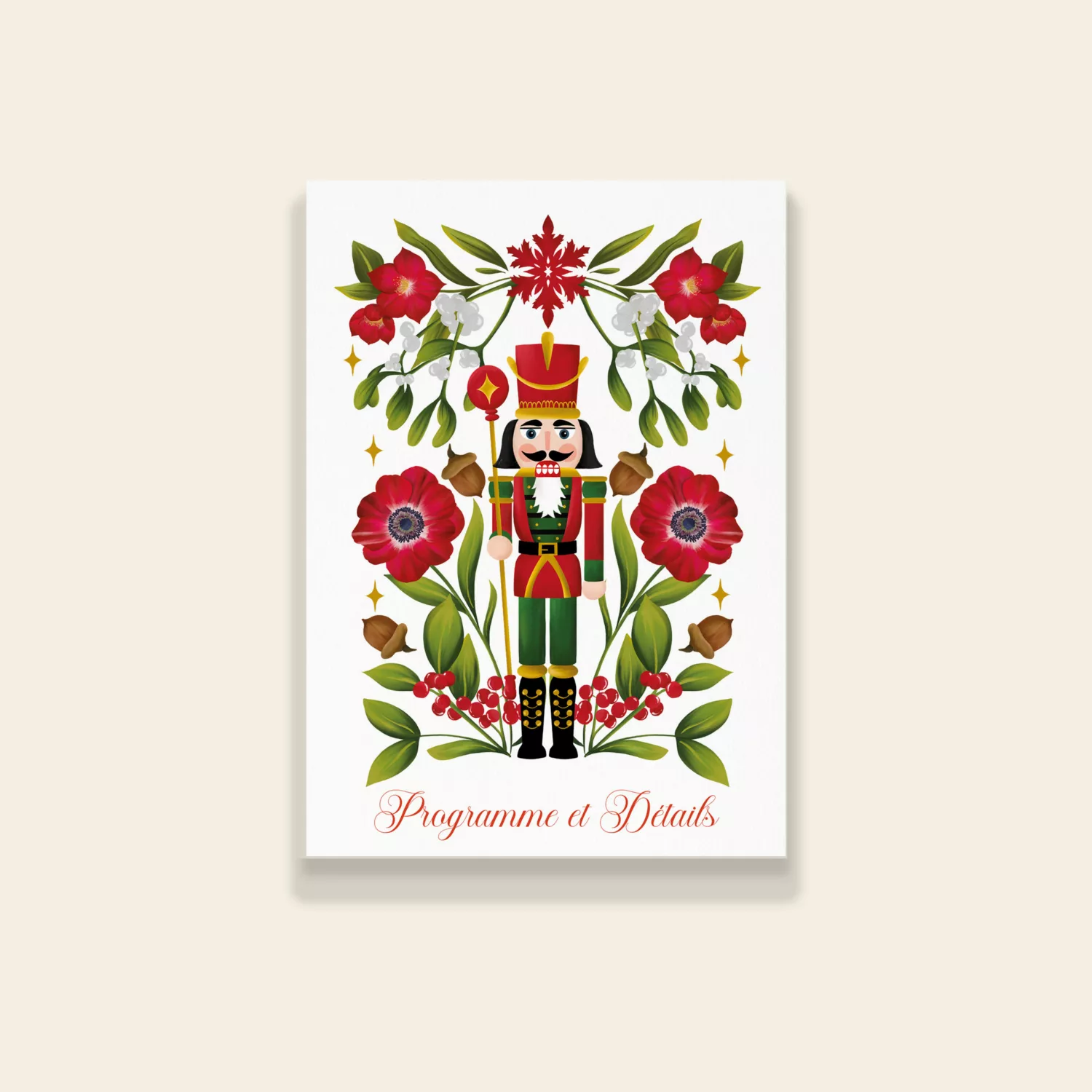 Programme de mariage Un Conte de Noël - Maison Célestine