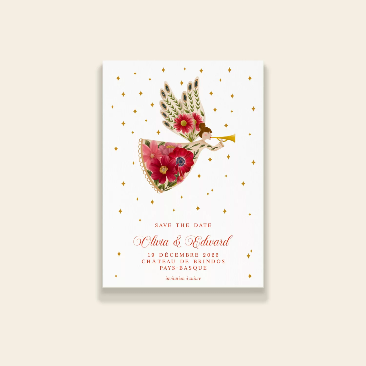 Save the Date Un Conte de Noël - Maison Célestine