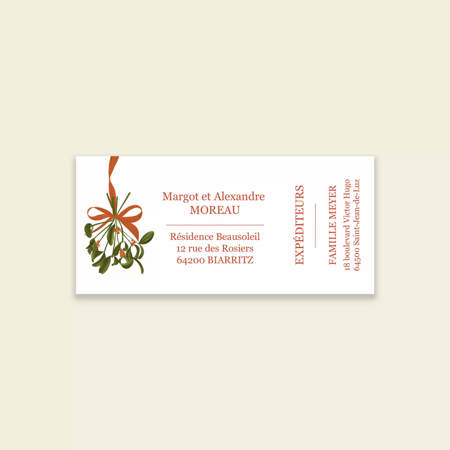 Etiquette Adresse Faire-part de Naissance Casse-Noisettes - Maison Célestine