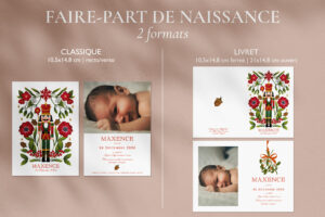 Faire-part de naissance Casse-Noisettes - Maison Célestine