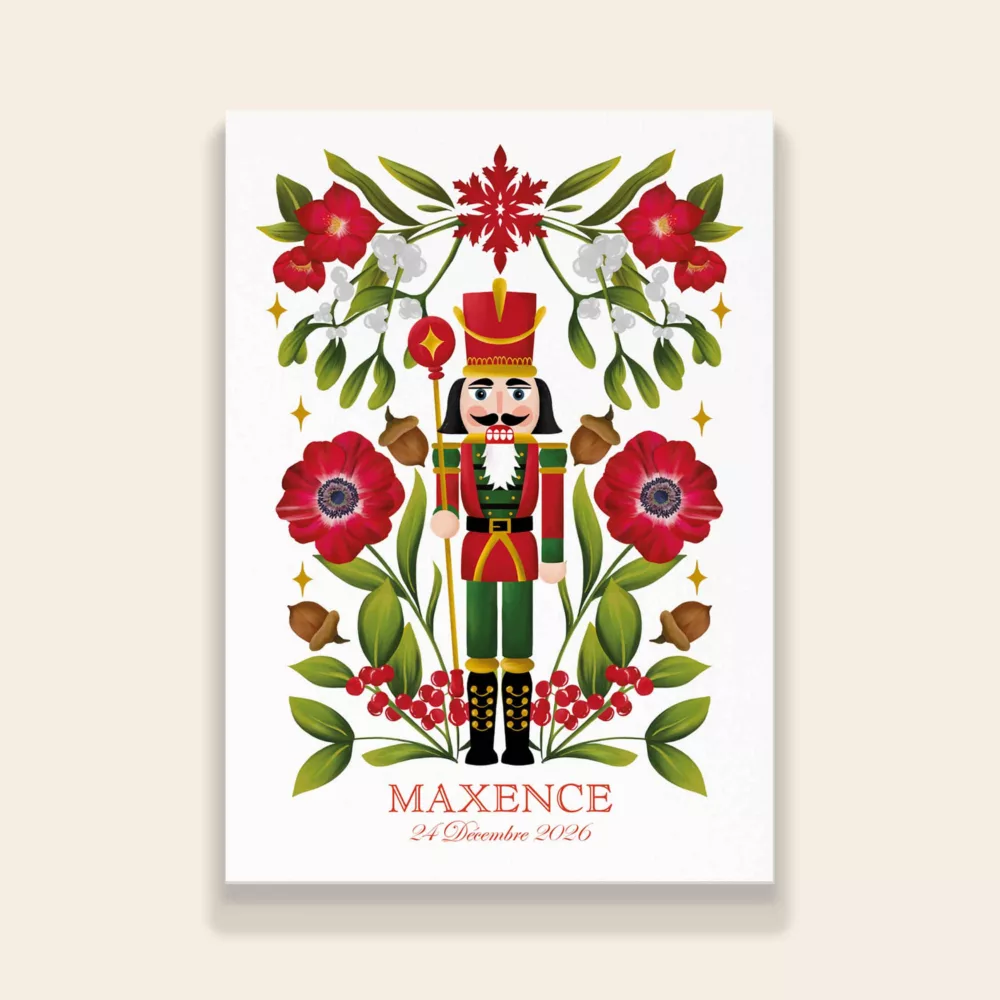 Faire-part de naissance Casse-Noisettes - Maison Célestine