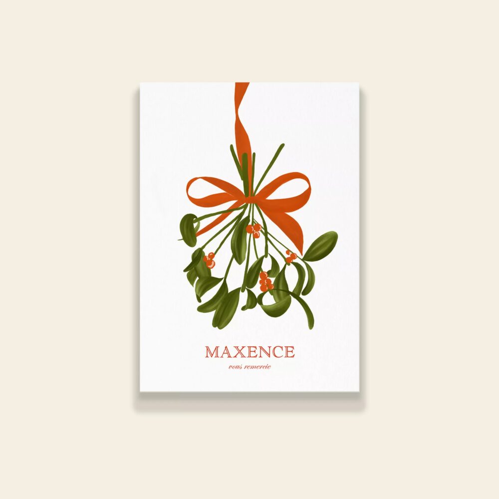 Carton de remerciements naissance Casse-Noisettes - Maison Célestine