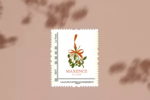 Timbre de naissance personnalisé Casse-Noisettes - Maison Célestine