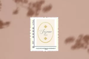 Timbre de naissance personnalisé Herbier - Maison Célestine