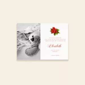 Remerciements naissance noël mon ange - Maison Célestine