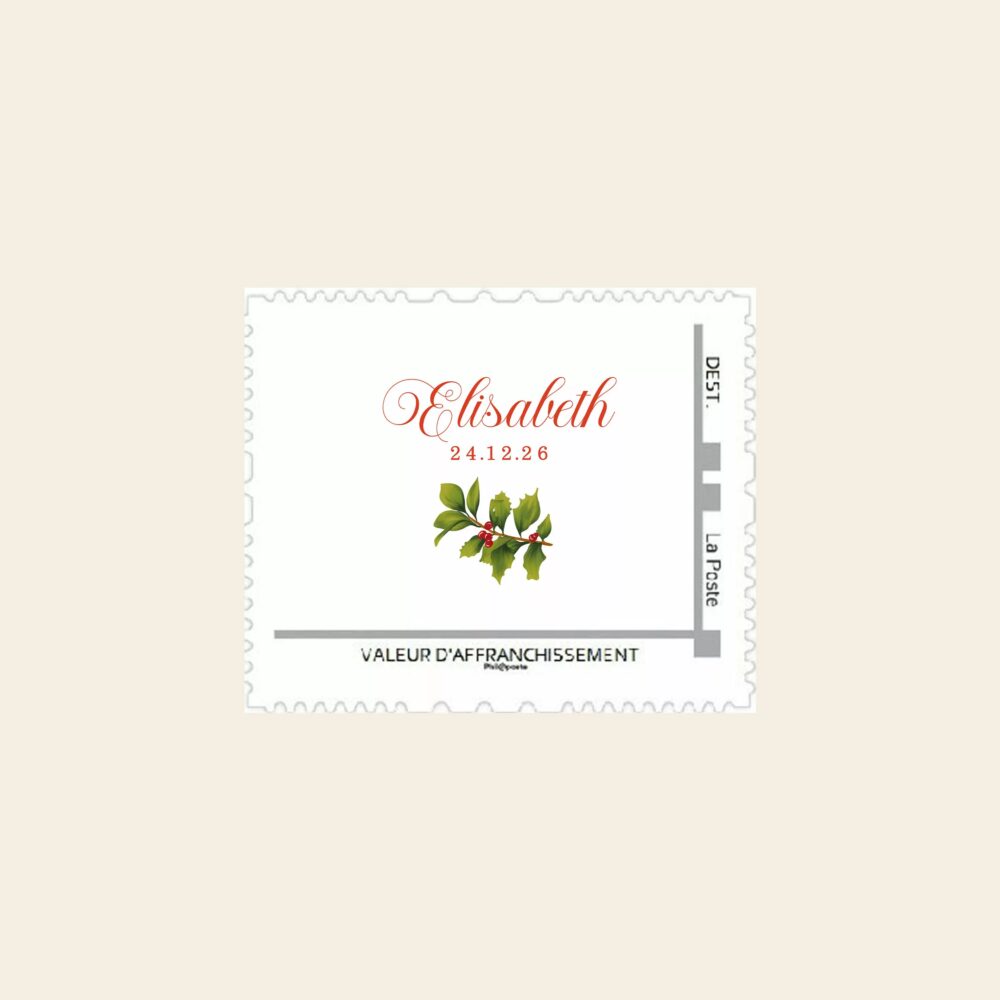 Timbre de naissance personnalisé Mon Ange - Maison Célestine