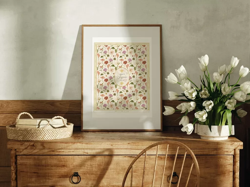 Affiche Naissance Personnalisée : Le Cadeau Idéal pour Accueillir Bébé