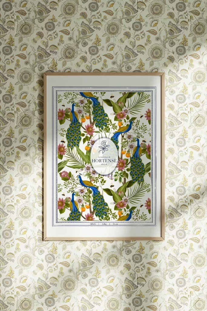 Affiche Naissance Personnalisée : Le Cadeau Idéal pour Accueillir Bébé