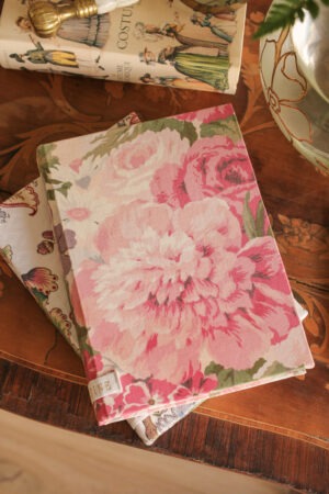 Cahier tissu Jardin Rose - Maison Célestine