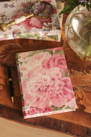 Cahier tissu Jardin Rose - Maison Célestine
