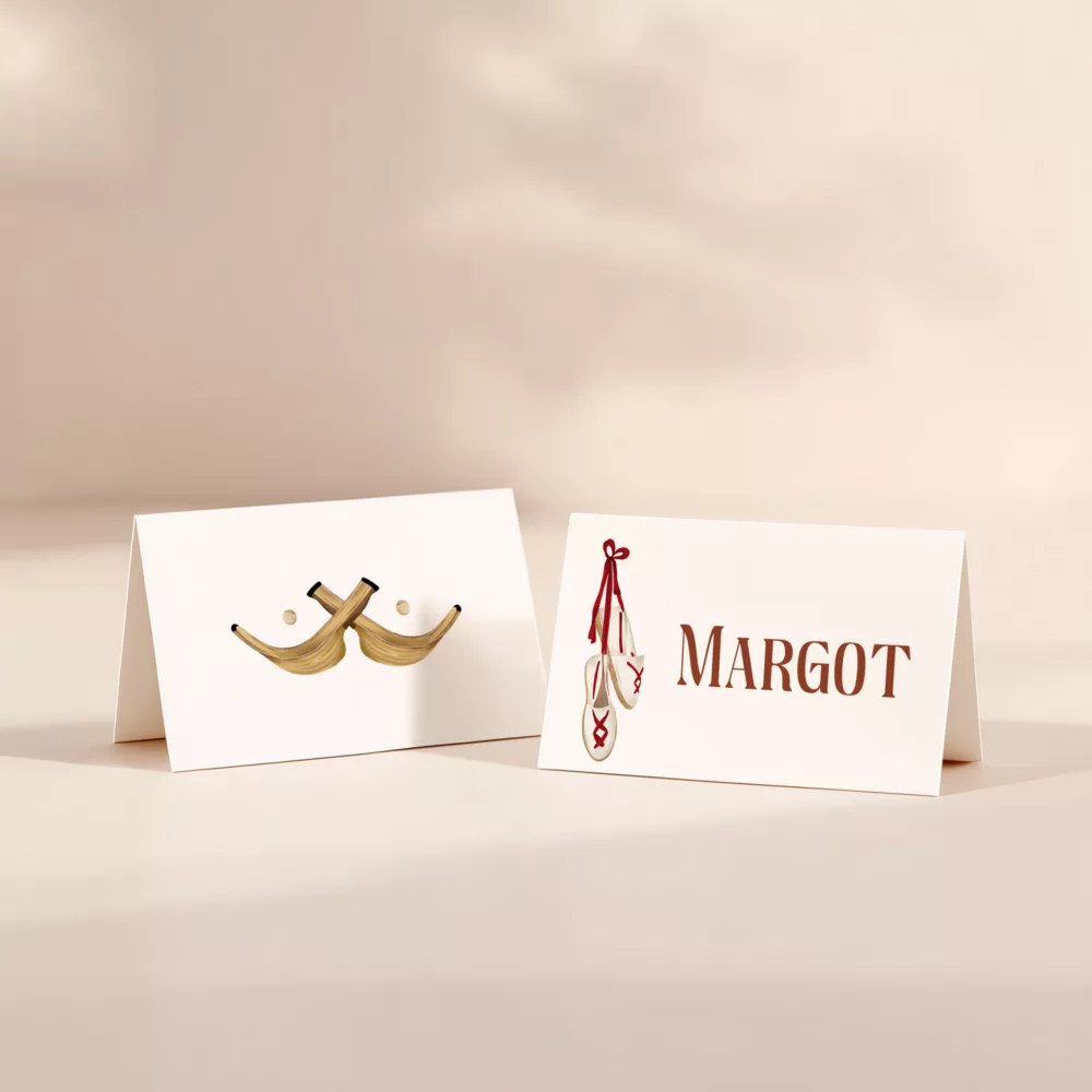 Marque-place mariage Pays Basque Maison Célestine